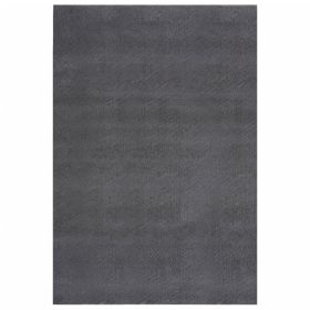 Shaggy Rug Anthracite 8'x11' Polyester