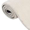 Shaggy Rug Cream White 8'x11' Polyester