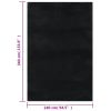 Shaggy Rug Black 8'x11' Polyester