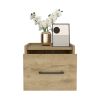 Floating Nightstand Calion, Bedroom, Macadamia