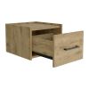 Floating Nightstand Calion, Bedroom, Macadamia