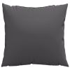 Throw Pillows 4 pcs Anthracite 19.7"x19.7" Fabric