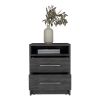 Nightstand Cartiz, Bedroom, Smokey Oak