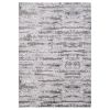 Milano Washable Manhattan Silver Woven Area Rug